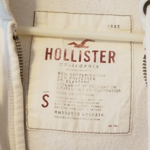 Hollister Zipper Sweatshirt Jacket - Picture 3 of 7